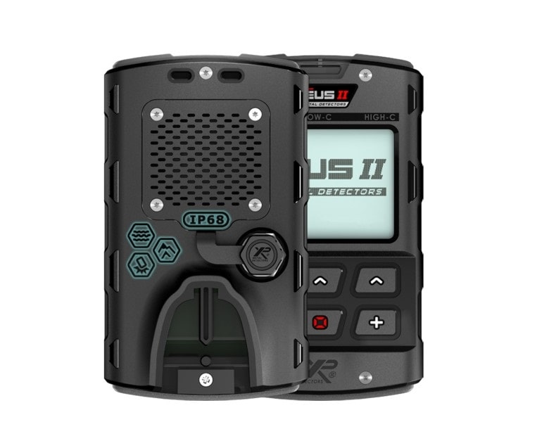 XP Deus II with 9-Inch Multi-Frequency Coil and WS6 Wireless Headphones Remote Control Body