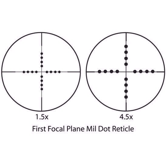 Barska 1.5-4.5x20mm Tactical Scope w/ First Focal Plane Mill-Dot Reticle