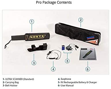 Nokta Makro Ultra Scanner Hand Held Security Wand