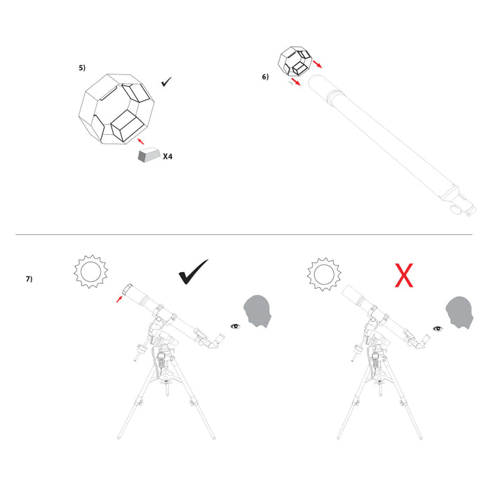 Explore Scientific iEXOS-100 PMC-Eight GoTo WiFi and Bluetooth Tracker System - with DSLR Dovetail & Solar Filter