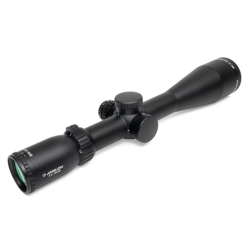 Athlon Optics Midas HMR 2.5-15x50mm AHMR SFP IR MOA HD Riflescope Right Side Profile of Body  