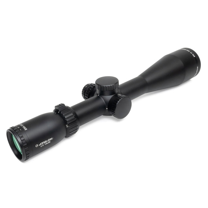 Athlon Optics Midas HMR 2.5-15x50mm AHMR SFP IR MOA HD Riflescope Right Side Profile of Body  