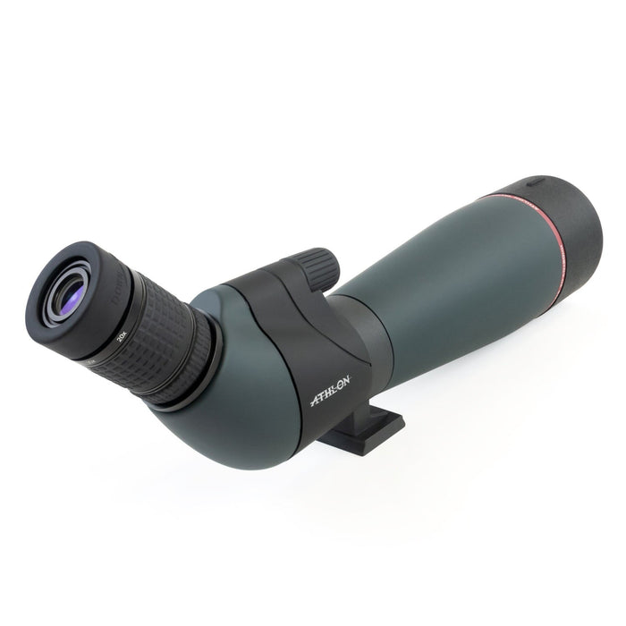 Athlon Optics Talos 20-60×80mm Angled Spotting Scope - Green Eyepiece