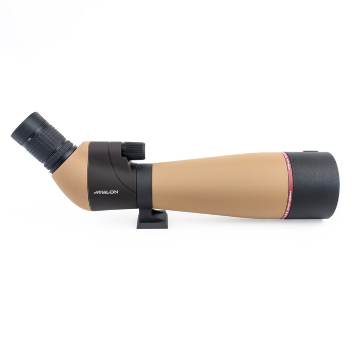 Athlon Optics Talos 20-60×80mm Angled Spotting Scope - Tan Body