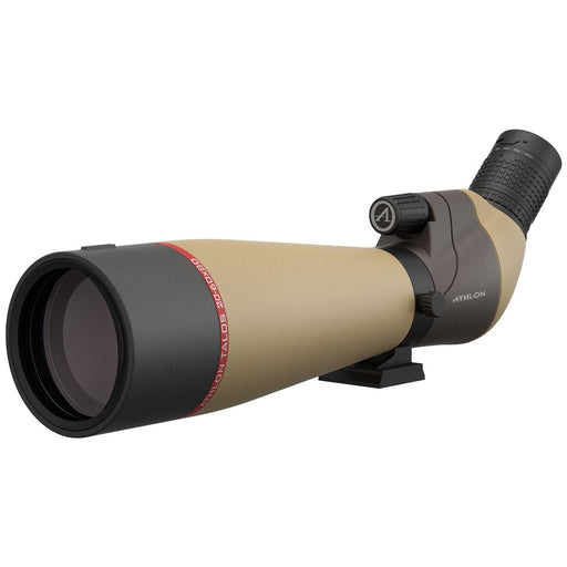 Athlon Optics Talos 20-60×80mm Angled Spotting Scope - Tan Objective Lens