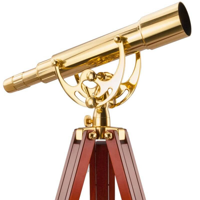 Barska 15-45x50mm Anchormaster Classic Brass Spyscope On Mahogany Tripod