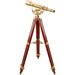Barska 15-45x50mm Anchormaster Classic Brass Spyscope with Mahogany Tripod