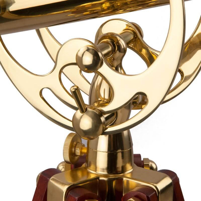 Barska 15-45x50mm Anchormaster Classic Brass Spyscope with Mahogany Tripod Brass Mount Cradle
