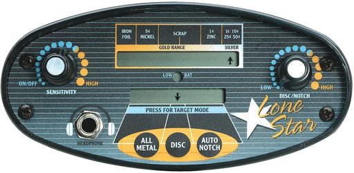 Bounty Hunter Lone Star Metal Detector Bundle with Pin Pointer Controls