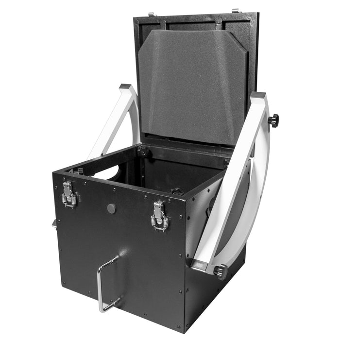 Explore Scientific 10-inch Hybrid Truss Tube Dobsonian Telescope Opened Rocker Box