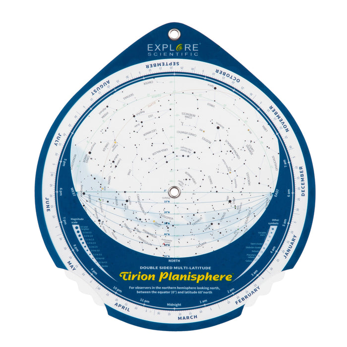 Explore Scientific 10-inch Hybrid Truss Tube Dobsonian Telescope Tirion Planisphere
