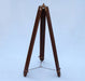 Hampton Nautical 62-Inch Floor Standing Admirals Antique Brass Binoculars Tripod Legs with Chain