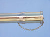 Hampton Nautical 62-Inch Floor Standing Brass Galileo Telescope Objective Lens Covered