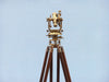 Hampton Nautical 62-Inch Floor Standing Brass Theodolite Body