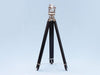 Hampton Nautical 62-Inch Floor Standing Chrome Theodolite on Tripod 