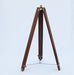 Hampton Nautical 64-Inch Floor Standing Antique Brass Griffith Astro Telescope Tripod Legs and Chain