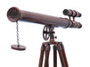 Hampton Nautical 64-Inch Floor Standing Antique Copper Griffith Astro Telescope