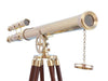 Hampton Nautical 64-Inch Floor Standing Brass Griffith Astro Telescope