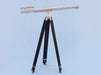 Hampton Nautical 64-Inch Floor Standing Chrome Griffith Astro Telescope Body Mounted on Tripod