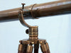 Hampton Nautical 65-Inch Floor Standing Antique Brass Galileo Telescope Tripod Body Base with Knob