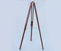Hampton Nautical 65-Inch Floor Standing Antique Brass Galileo Telescope Tripod Extended Legs with Chain