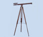 Hampton Nautical 65-Inch Floor Standing Bronzed Griffith Astro Telescope Mounted on Tripod