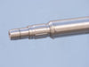 Hampton Nautical 65-Inch Floor Standing Brushed Nickel Anchormaster Telescope Body Eyepiece
