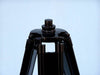 Hampton Nautical 65-Inch Floor Standing Oil-Rubbed Bronze-White Leather With Black Stand Galileo Telescope Tripod Base