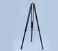 Hampton Nautical 65-Inch Floor Standing Oil-Rubbed Bronze White Leather With Black Stand Griffith Astro Telescope Extended Tripod Legs
