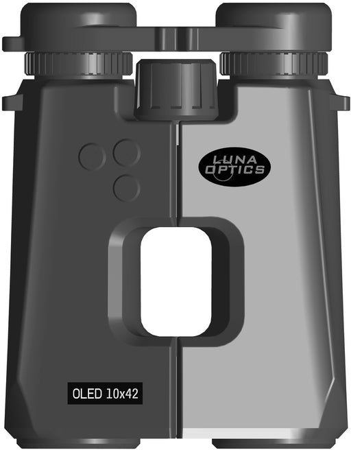 Luna Optics 10x42mm Laser Rangefinder Binocular Body Standing Straight
