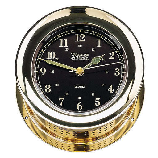 Weems & Plath Atlantis Premiere Quartz Clock, Black