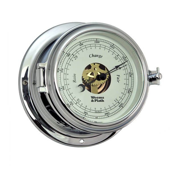 Weems & Plath Endurance II 115 Open Dial Chrome Barometer