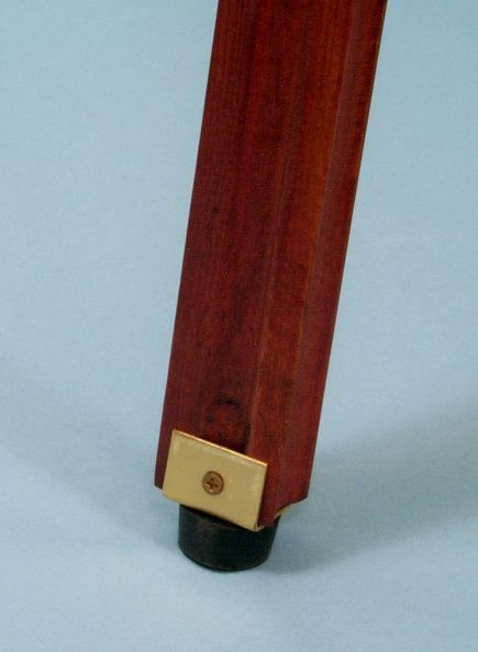 Stanley London 60mm Engravable Brass Harbormaster Telescope w/ Mahogany Tripod